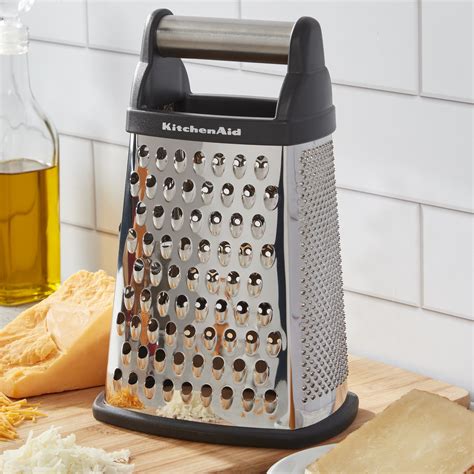 stainless steel box shape vegetable grater|kitchenaid stainless steel box grater.